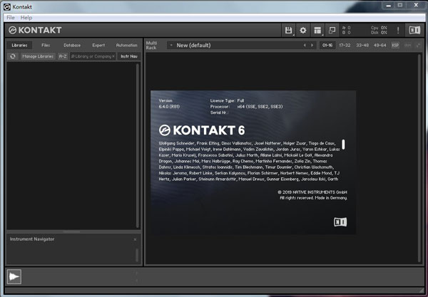 Kontakt(音频采样器)v6.4中文破解版