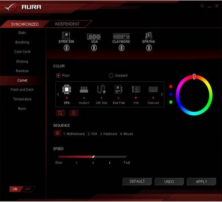 华硕AURA灯光控制软件V1.03.34官方版