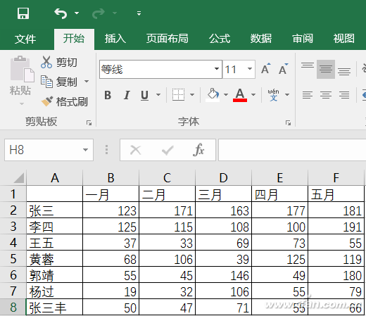 Excel下怎么用SUM函数对没规律的数据求和？