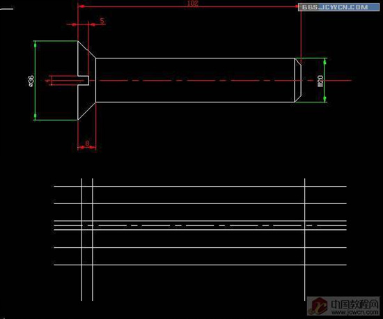 AutoCAD2007绘制螺丝钉详细图文课程