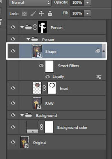 Photoshop CC 2019液化变形把照片转漫画成效（PS）课程