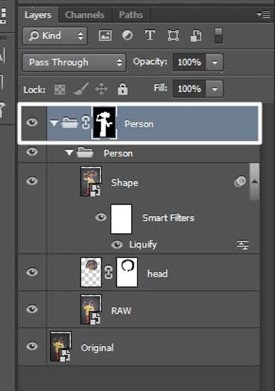 Photoshop CC 2019液化变形把照片转漫画成效（PS）课程