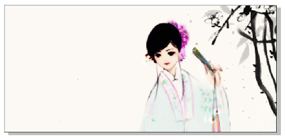 教你用CDR X6（coreldraw x6）迅速塑造水墨字成效