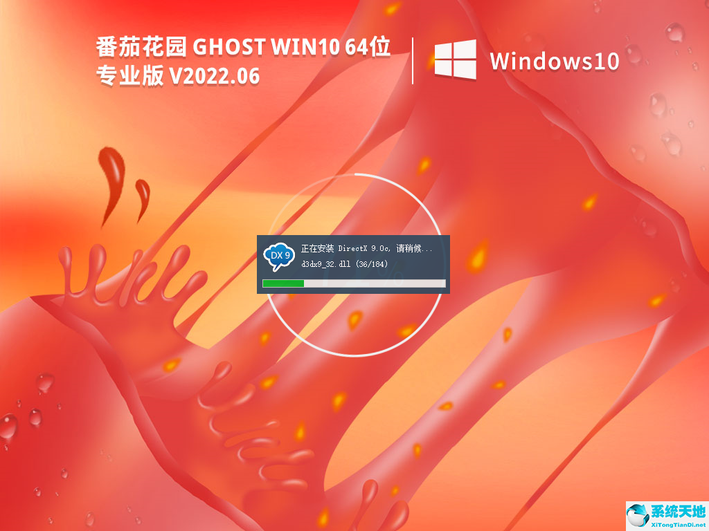 番茄花园 Ghost Windows 10 64位 专业装机版 V2022.06