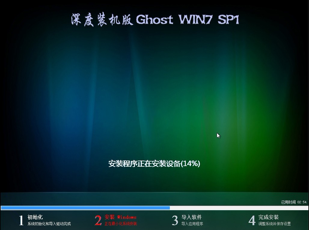 深度技术GHOST Windows 7 SP1 装机旗舰版2012 03