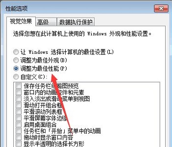 Windows 7系统怎么样进行视觉成效优化操作办法推荐