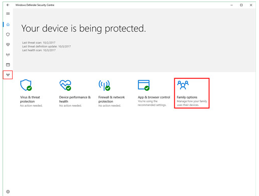 Windows 10专业版下家庭设置和父母控制设置方法