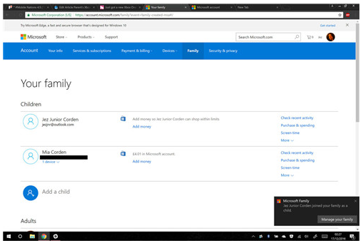 Windows 10专业版下家庭设置和父母控制设置方法