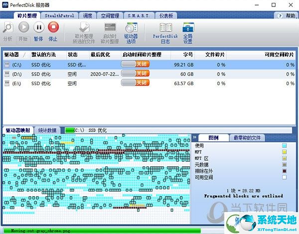PerfectDisk(磁盘整理软件) V14.0 汉化版