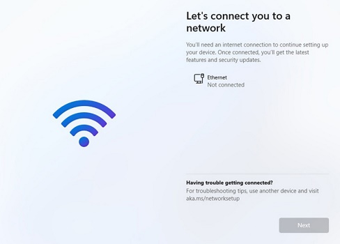 Windows 11家庭版没办法跳过Microsoft账户登录 没办法在新电脑上用