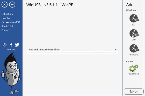 WinUSB(U盘启动盘制作工具) v3.6.2.1 官方版