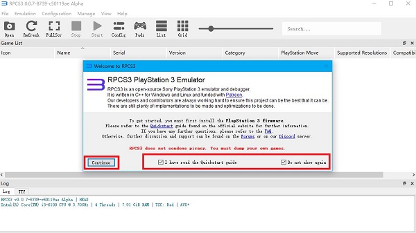 RPCS3(PS3模拟器)