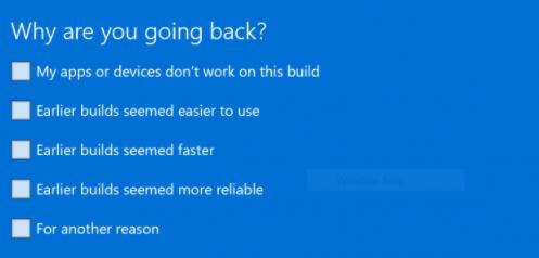 更新了Windows 11返回Windows 10的课程