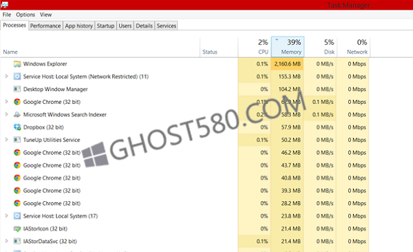 Windows10系统上发生内存泄漏的解决方法